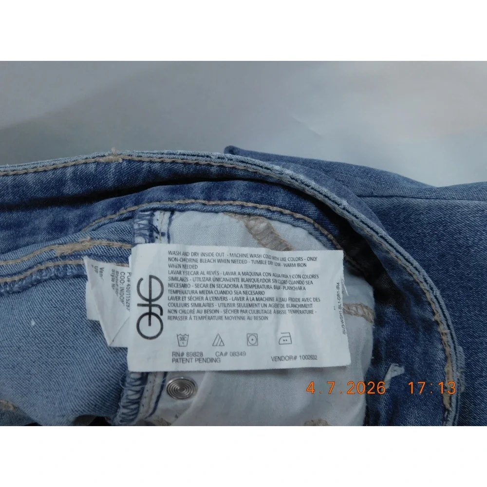 Bandolino Mandie Straight Leg Jeans Womens 10 Medium‎ Wash Blue Denim Pants